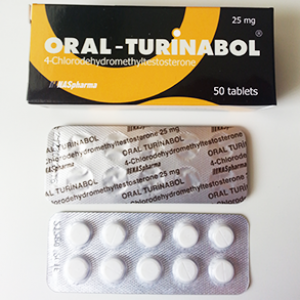 Oral Turinabol  – 50 табл по 25 мг, 4-хлородехидрометилтестостерон